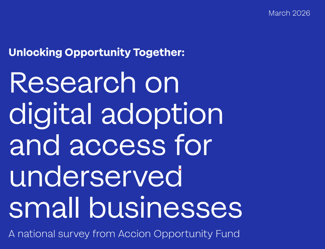 Research on Digital Adoption and Access for Underserved Small Businesses Card